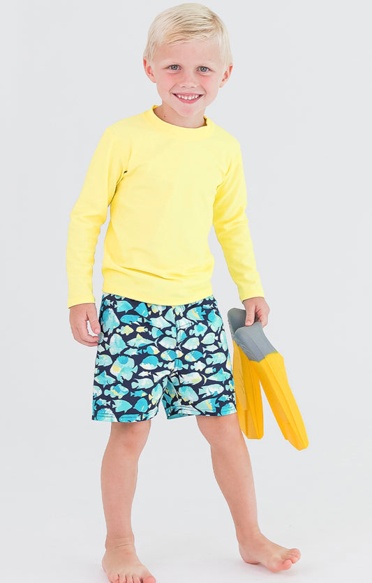 FISH FRIENDS SWIM TRUNKS